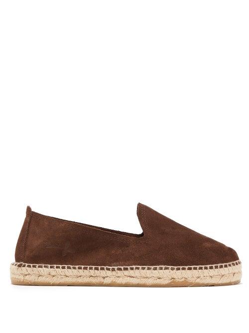 Matchesfashion.com Maneb - Hamptons Suede Espadrilles - Mens - Brown
