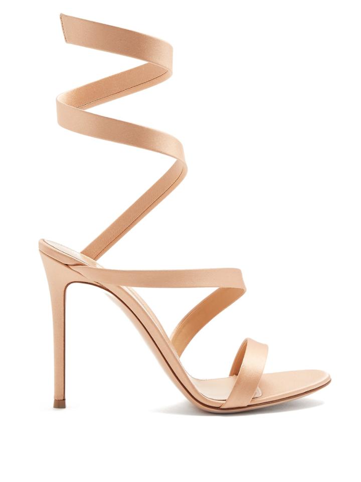 Gianvito Rossi Opera 105 Satin Sandals