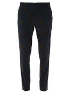 Matchesfashion.com Etro - Paisley Print Cotton Twill Trousers - Mens - Blue