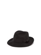 Matchesfashion.com Paul Smith - Mayfair Wool Fedora Hat - Mens - Black