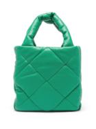 Stand Studio - Rosanne Small Quilted Faux-leather Tote Bag - Womens - Green
