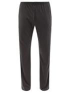 Sunspel - Drawstring-waist Cotton-blend Pyjama Trousers - Mens - Dark Grey