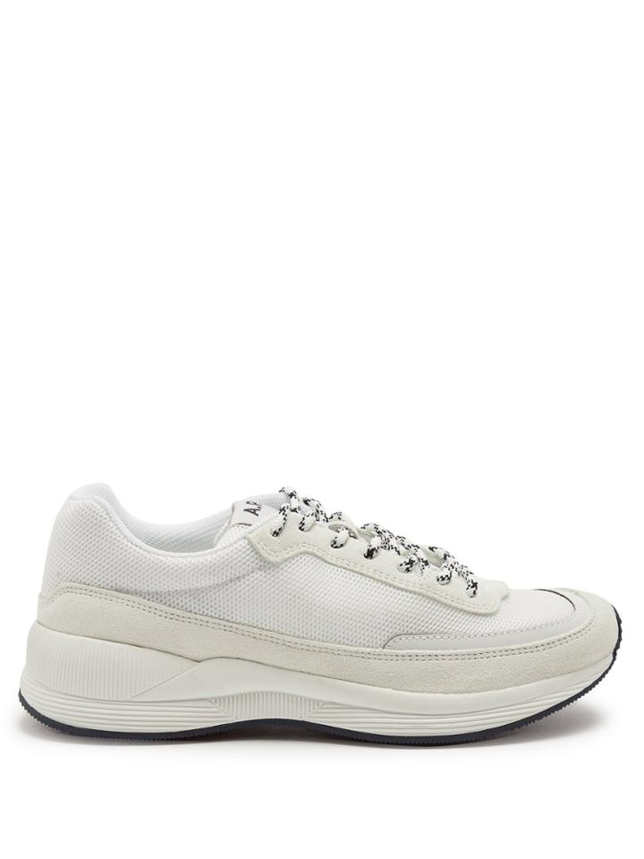 A.p.c. Running Suede-panel Mesh Trainers