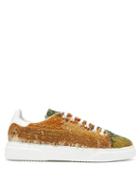 Matchesfashion.com By Walid - 17th Century Panelled Low Top Trainers - Mens - Green Multi