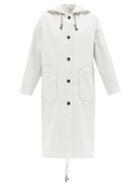 Kassl Editions - Sailor Below Coated-linen Coat - Womens - White