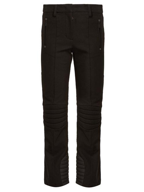 Matchesfashion.com Moncler Grenoble - High Rise Twill Ski Trousers - Womens - Black