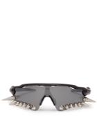 Matchesfashion.com Vetements - X Oakley Spikes 400 Sunglasses - Womens - Black