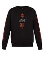 Matchesfashion.com Marcelo Burlon - Mets Embroidered Sweatshirt - Mens - Black