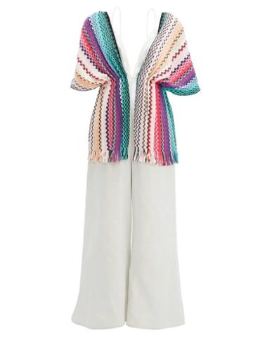 Matchesfashion.com M Missoni - Vintage Lam Scarf Jumpsuit - Womens - Purple Multi