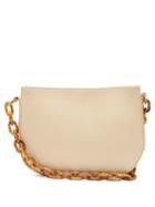 Matchesfashion.com By Far - Pelle Chain Handle Leather Shoulder Bag - Womens - Cream