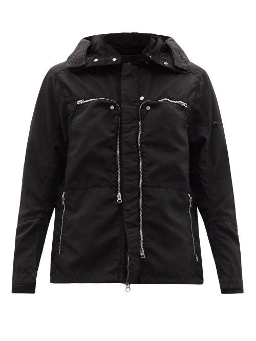 Matchesfashion.com Stone Island Shadow Project - Ventilated-panel Hooded Technical-shell Jacket - Mens - Black