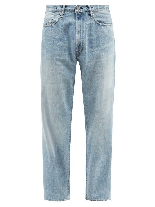 Kuro - Anders High-rise Wide-leg Jeans - Mens - Light Blue