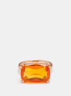 Irene Neuwirth - Gemmy Gem Fire Opal & 18kt Gold Ring - Womens - Orange Multi