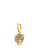 Ladies Jewellery Begum Khan - Panther Crystal & 24kt Gold-plated Single Earring - Womens - Multi