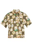 Matchesfashion.com Phipps - Animal Print Cotton Shirt - Mens - Multi