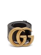 Matchesfashion.com Gucci - Gg Leather Belt - Womens - Black