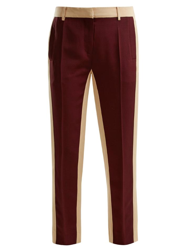 Valentino Mid-rise Slim-leg Tailored Trousers