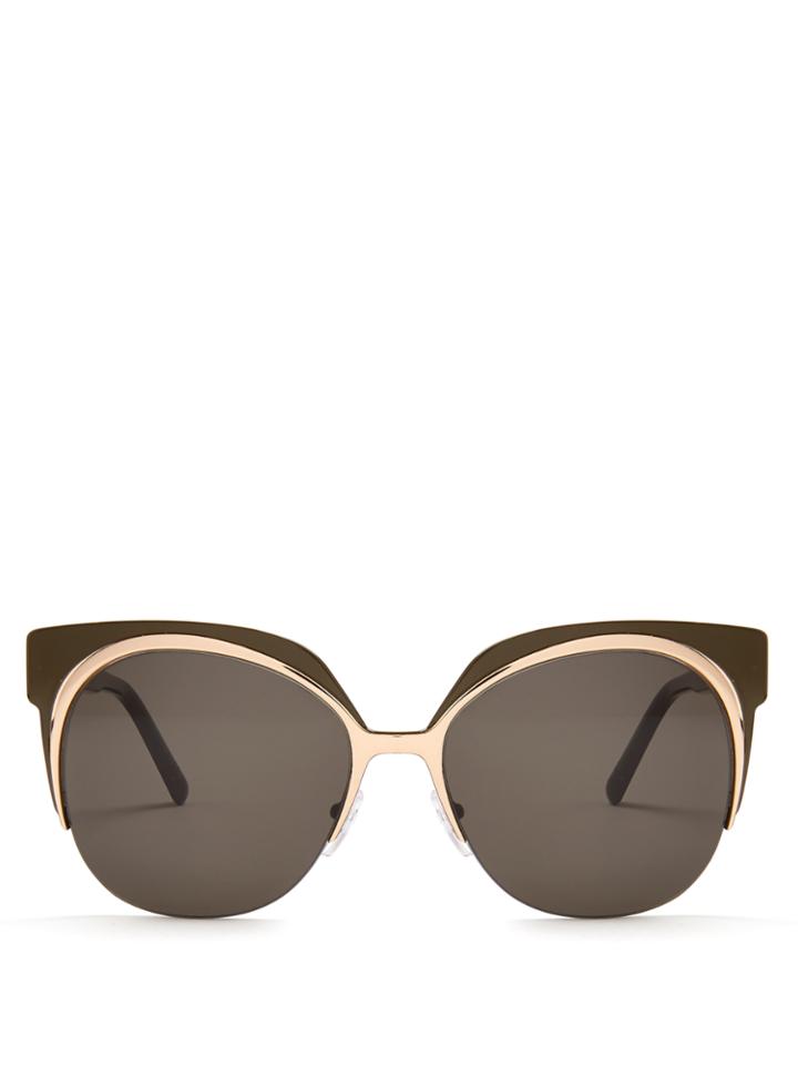Marni Cat-eye Acetate Sunglasses