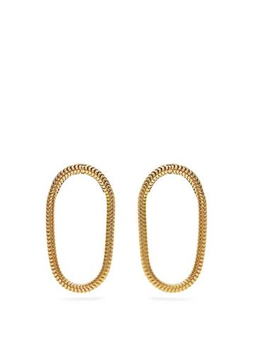Matchesfashion.com Fernando Jorge - Yellow Gold Parallel Earrings - Womens - Gold