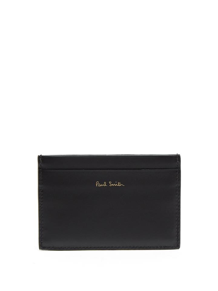 Paul Smith Bike-print Leather Cardholder