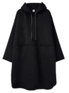 Matchesfashion.com Totme - Hooded Pullover Coat - Womens - Black