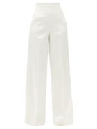 Matchesfashion.com Max Mara - Tundra Trousers - Womens - White