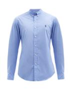 Matchesfashion.com Polo Ralph Lauren - Custom Slim-fit Cotton-poplin Shirt - Mens - Blue
