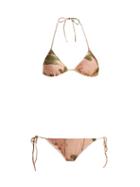 Matchesfashion.com Adriana Degreas - Toucan Print Bikini - Womens - Pink Multi
