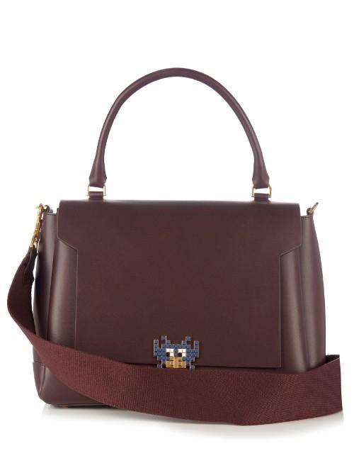 Anya Hindmarch Space Invaders Bathurst Leather Tote