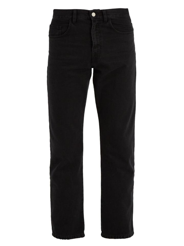 Raf Simons Dropped-crotch Straight-leg Jeans