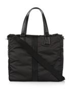 Tod's Nylon And Leather Tote