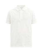 Matchesfashion.com Bottega Veneta - Cotton Piqu Polo Shirt - Mens - Cream
