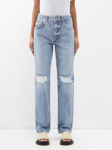 Raey - Beyond Organic Cotton Straight-leg Jeans - Womens - Blue