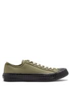 Matchesfashion.com Excelsior - Bolt Low Top Canvas Trainers - Mens - Green Multi