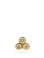 Matchesfashion.com Sophie Bille Brahe - Flacon Petite Diamond & 18kt Gold Single Earring - Womens - Yellow Gold