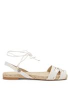 Matchesfashion.com Ball Pags - Doble Cross Hemp Slingback Espadrilles - Womens - White