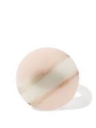 Matchesfashion.com Isabel Marant - Circle Marbled-resin And Brass Bangle - Womens - Pink