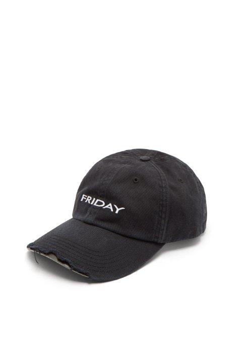 Matchesfashion.com Vetements - X Reebok Friday Cap - Mens - Black