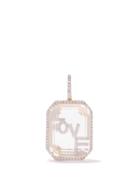 Mateo - Love Diamond, Crystal & 14kt Gold Charm - Womens - Diamond