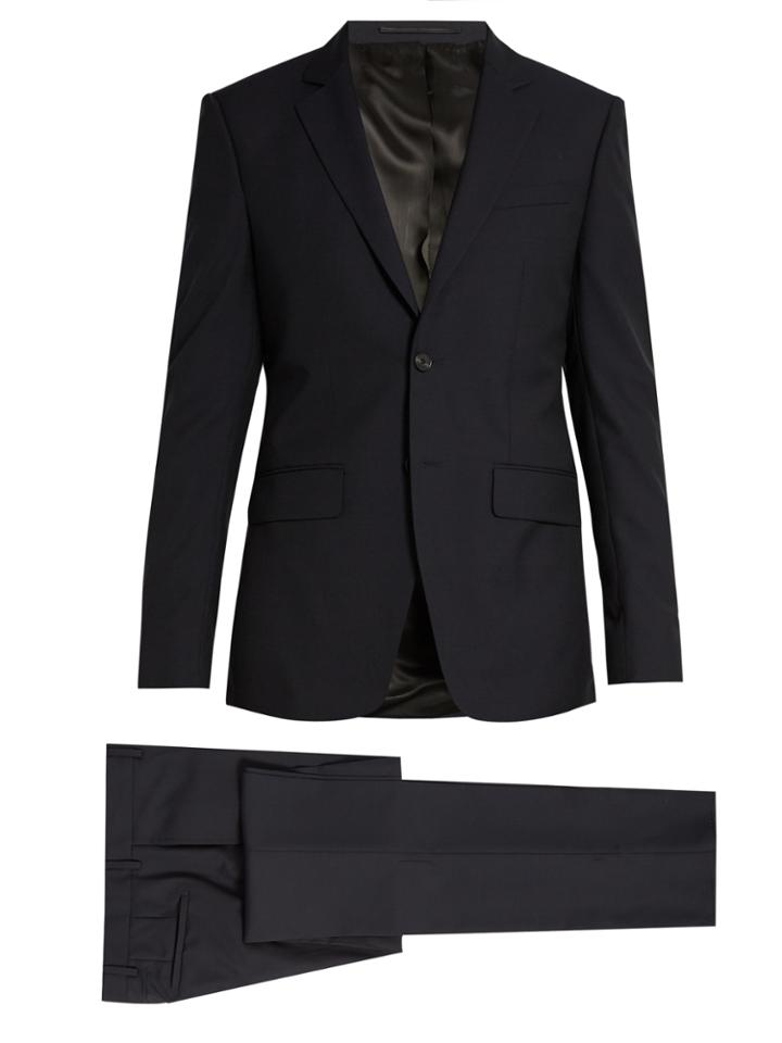 Givenchy Notch-lapel Single-breasted Wool Suit