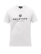 Belstaff - Logo-print Cotton-jersey T-shirt - Mens - White