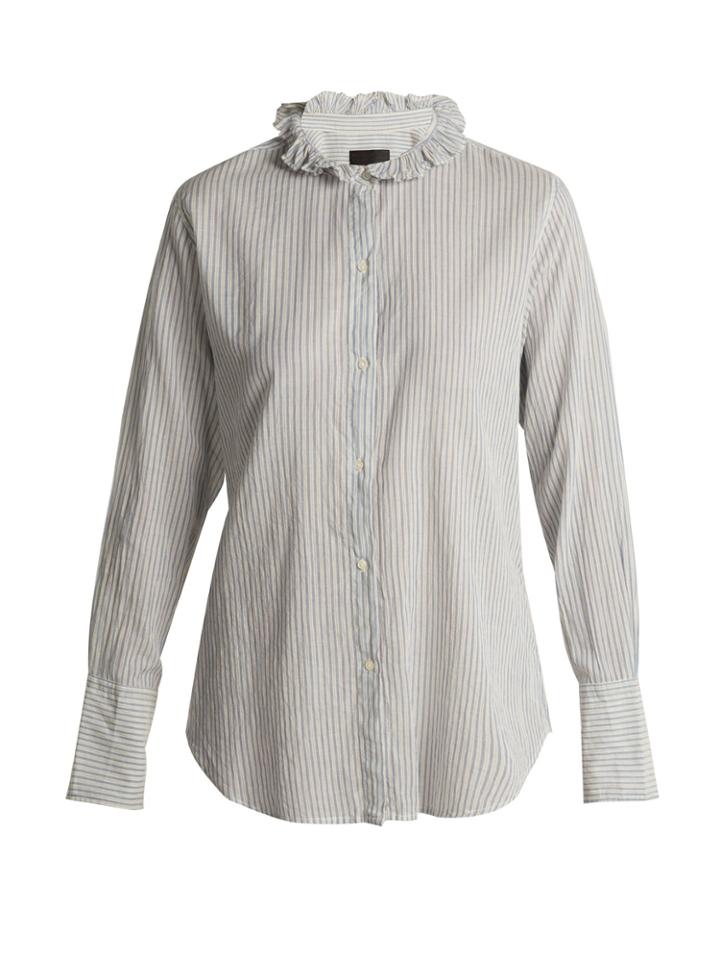 Nili Lotan Nola Cotton-twill Shirt