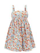Agua By Agua Bendita - Cienfuegos Floral-print Cotton-poplin Mini Dress - Womens - Red Print