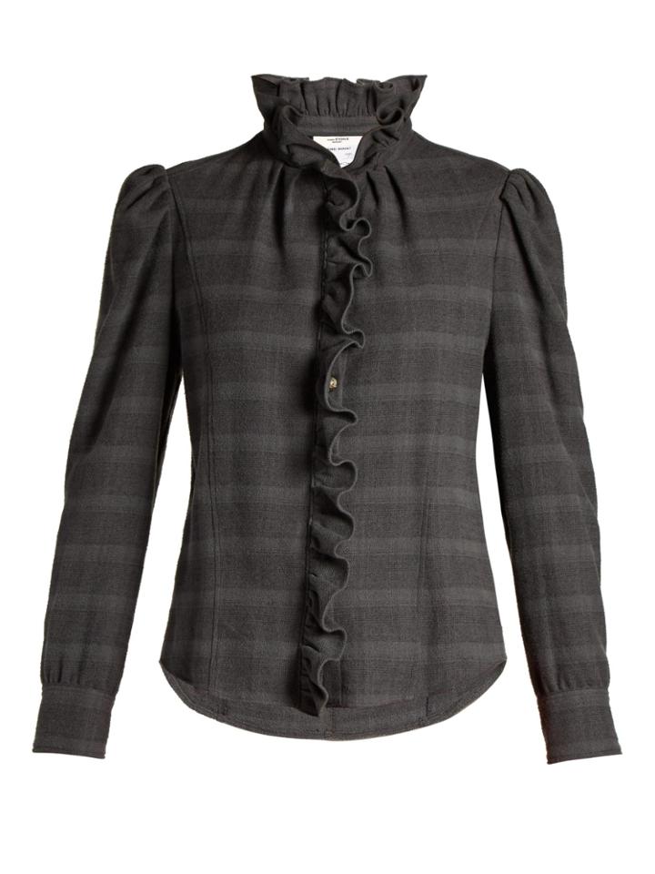 Isabel Marant Étoile Dules Ruffled Twill Shirt