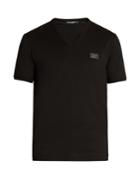 Dolce & Gabbana V-neck Cotton-jersey T-shirt