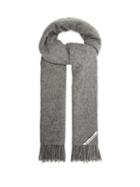 Matchesfashion.com Acne Studios - Canada Fringed Wool Scarf - Mens - Grey