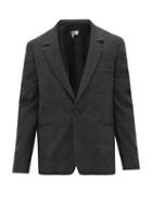 Matchesfashion.com Isabel Marant - Lifin Glen-check Brushed-twill Blazer - Mens - Grey