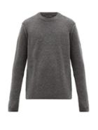 Matchesfashion.com Iris Von Arnim - Quinn Cashmere Blend Boucl Sweater - Mens - Grey