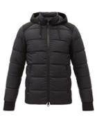 Herno - Quilted-shell And Scuba-jersey Down Jacket - Mens - Black