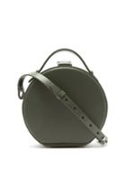 Matchesfashion.com Nico Giani - Tunilla Mini Matte Leather Circle Bag - Womens - Dark Green
